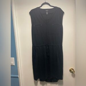 Chic Black Midi Dress Classic Summer